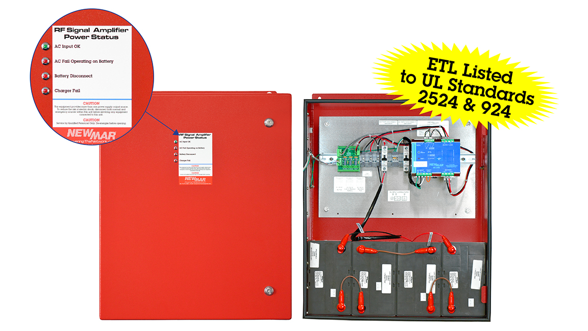 Newmar Introduces Battery Backup for Public Safety ETL Listed to UL Standards 2524 and 924