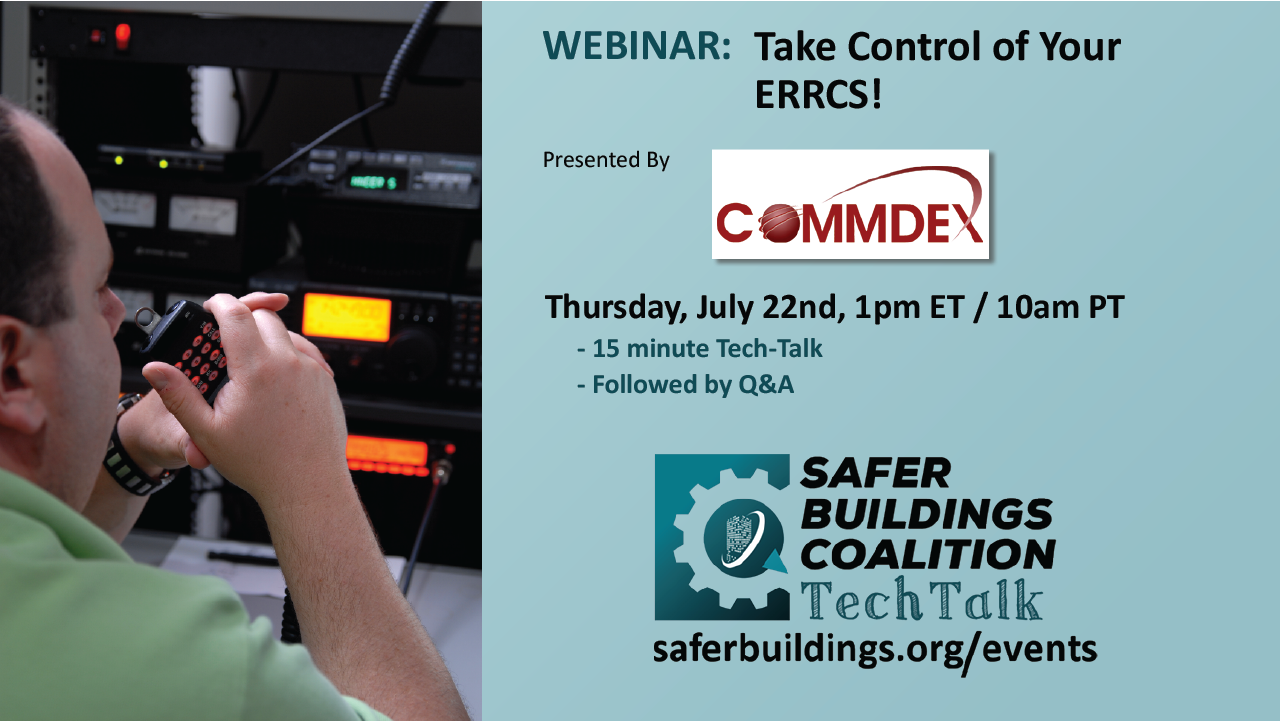 Commdex webinar banner, July 2021