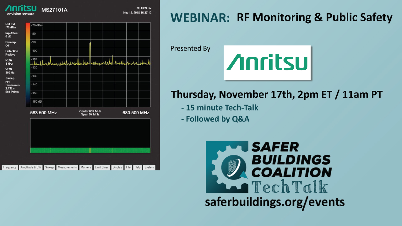 SBC Tech Talk webinar: RF Monitoring and Public Safety