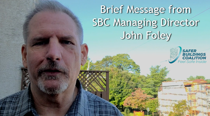 Welcome to the Safer Buildings Coalition September 2020 Newsletter