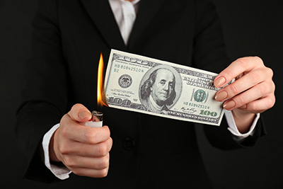 Wasting Money Graphic