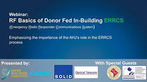 Safer Buildings Coalition Webinar Season off to a Great Start